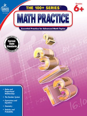 cover image of Math Practice, Grades 6 - 8